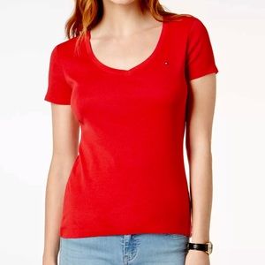TOMMY HILFIGER Women’s V-Neck T-Shirt